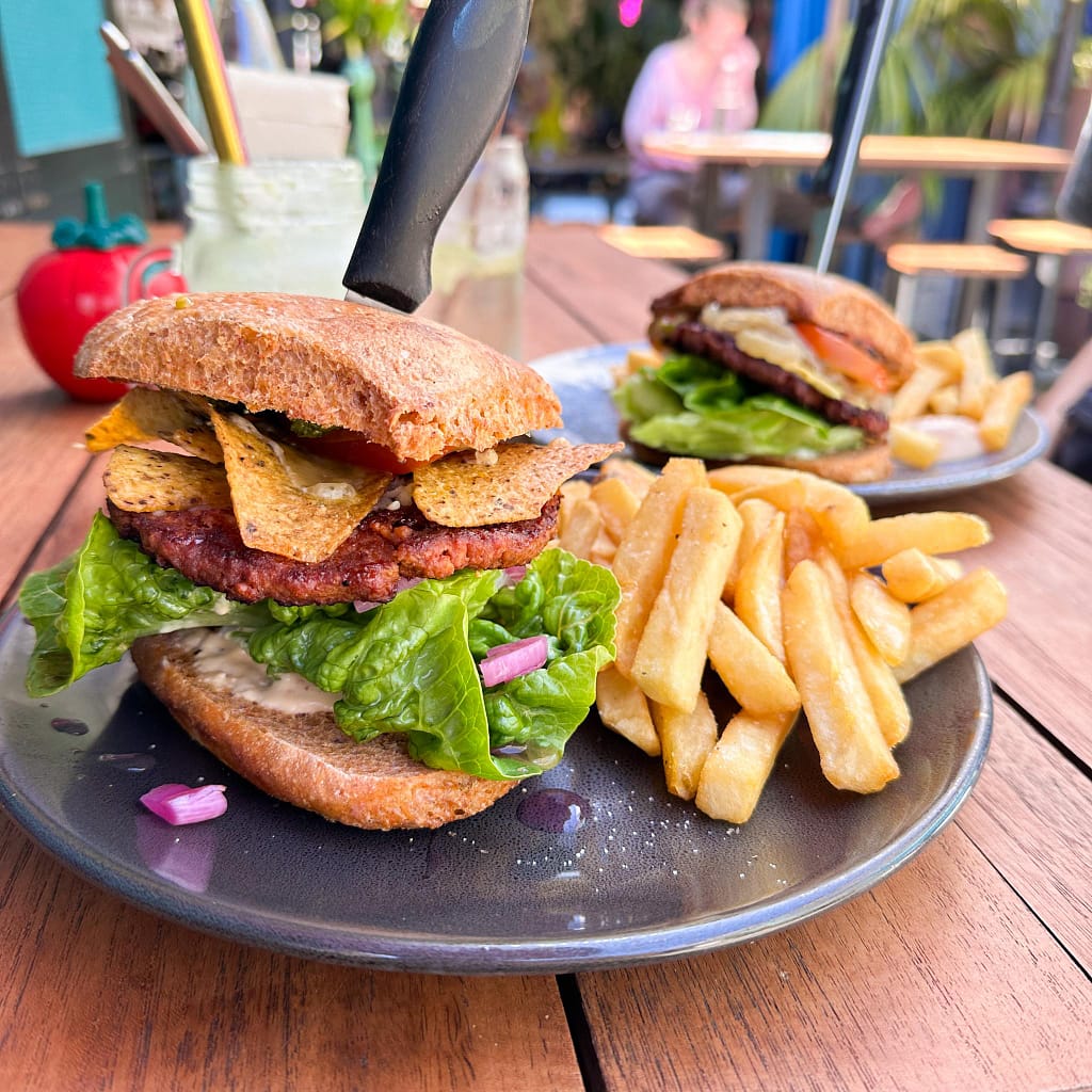 Vegan Restaurants in Nelson Fully vegan burger
